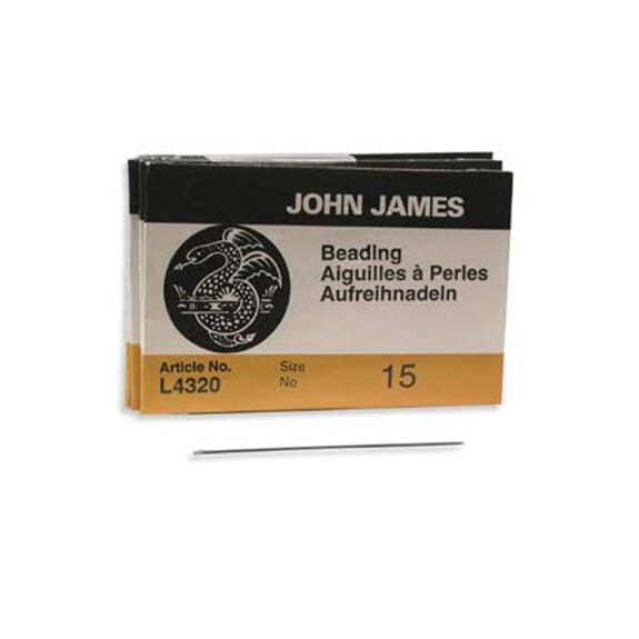 John James English Beading Needles Size 15 43050 Bulk Pack