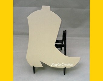 Handcrafted Cowboy Boot Shaped Notepad in Grey