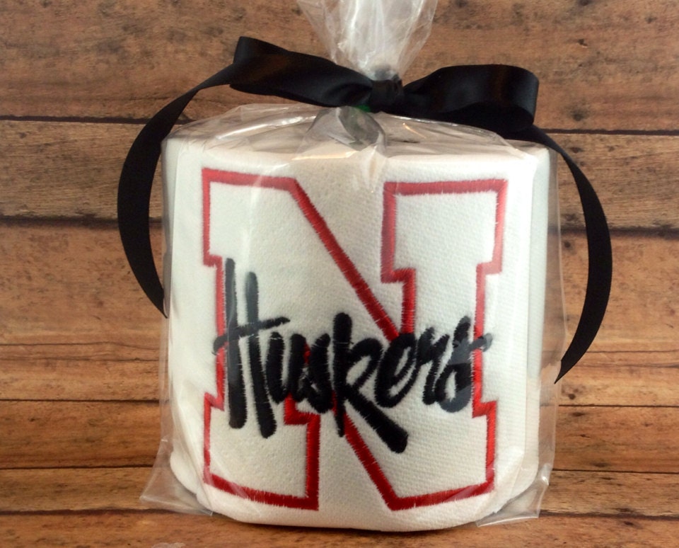 Embroidered Personalized Toilet Paper Gift by BrendaGoodierDesigns