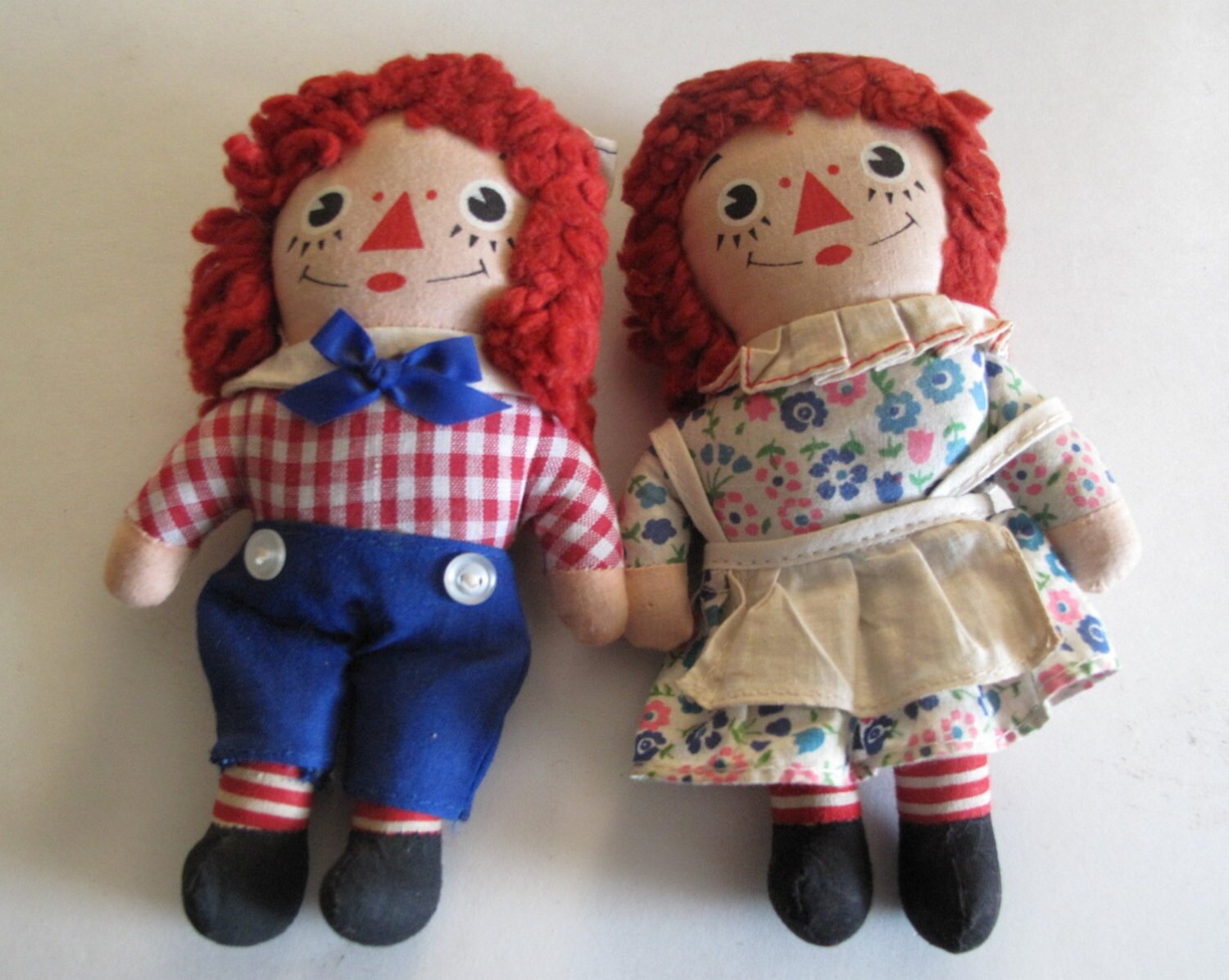 Raggedy Ann and Andy Vintage Dolls Smaller 7 by RetroExchange