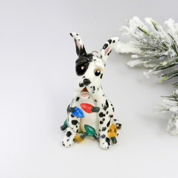 harlequin great dane christmas ornament figurine by harlequin great dane christmas ornament figurine by