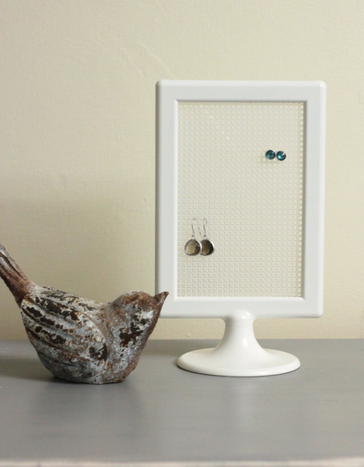 Earring Holder Post Earring Stand by strawflowerstudio on Etsy