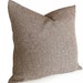 Herringbone Tweed Wool Pillows, 20x20 Menswear Inspired Decor, Accent, Brown Cream, Woodland, Country Lodge, Rustic Cushion Cover, NEW