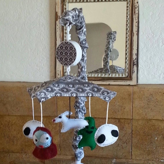 Nightmare Before Christmas Crib Mobile 5 by SnowflakeCrafts