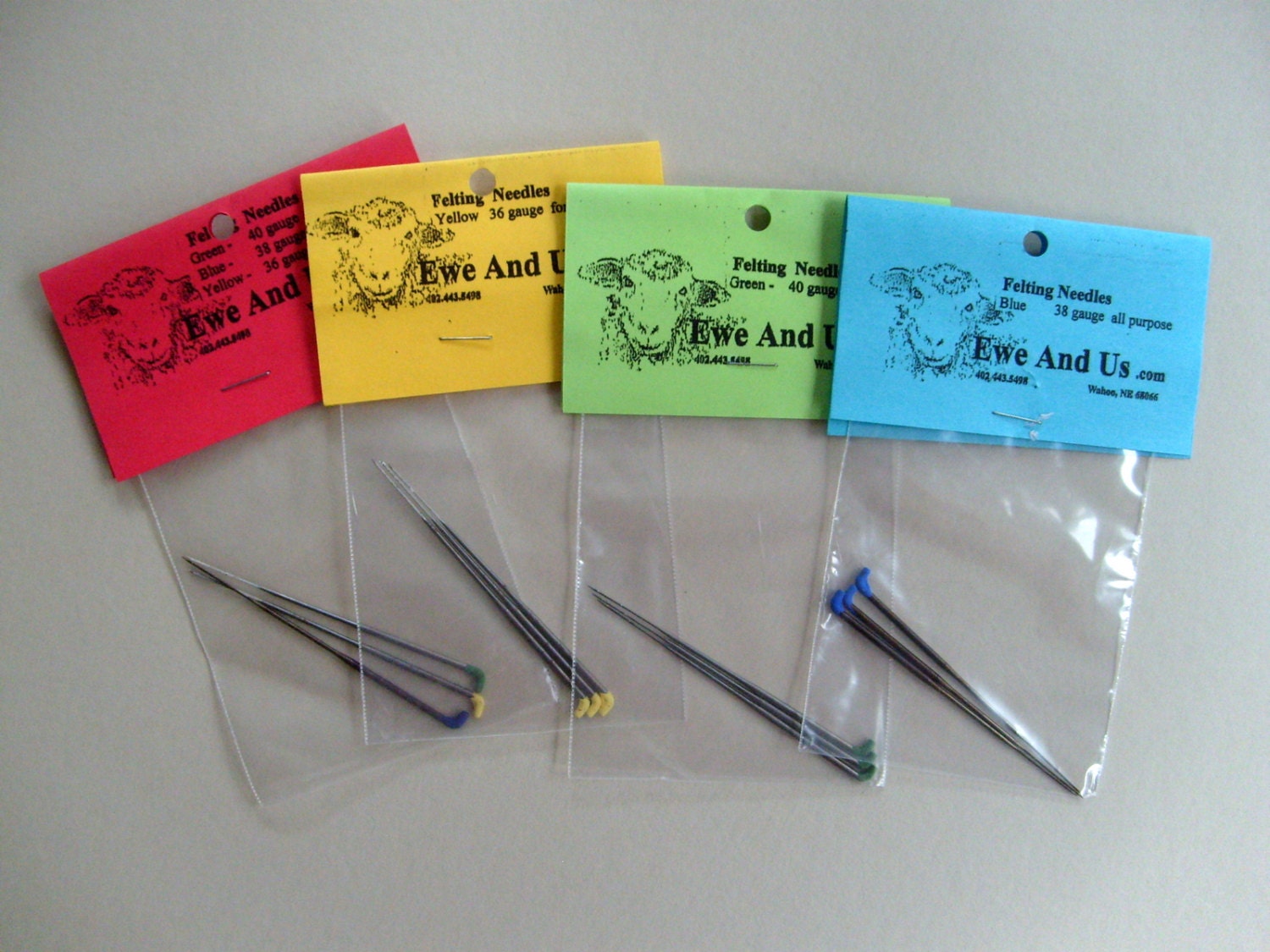 pack of 3 felting needles choice of sizes