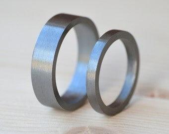 wedding ring in oxidized sterling silver with personalized message inside black wedding band gothic - Gothic Wedding Rings wedding ring in oxidized sterling silver with personalized message inside black wedding band gothic - Gothic Wedding Rings