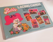 Poochie Dog Lacing Cards 1980s Toy Unopened cute animal pictures
