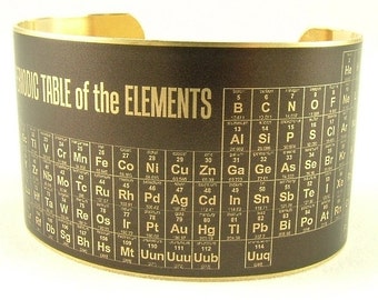 etsy of elements table periodic Elements of Brass   Style Steampunk Table Vintage Periodic Jewelry