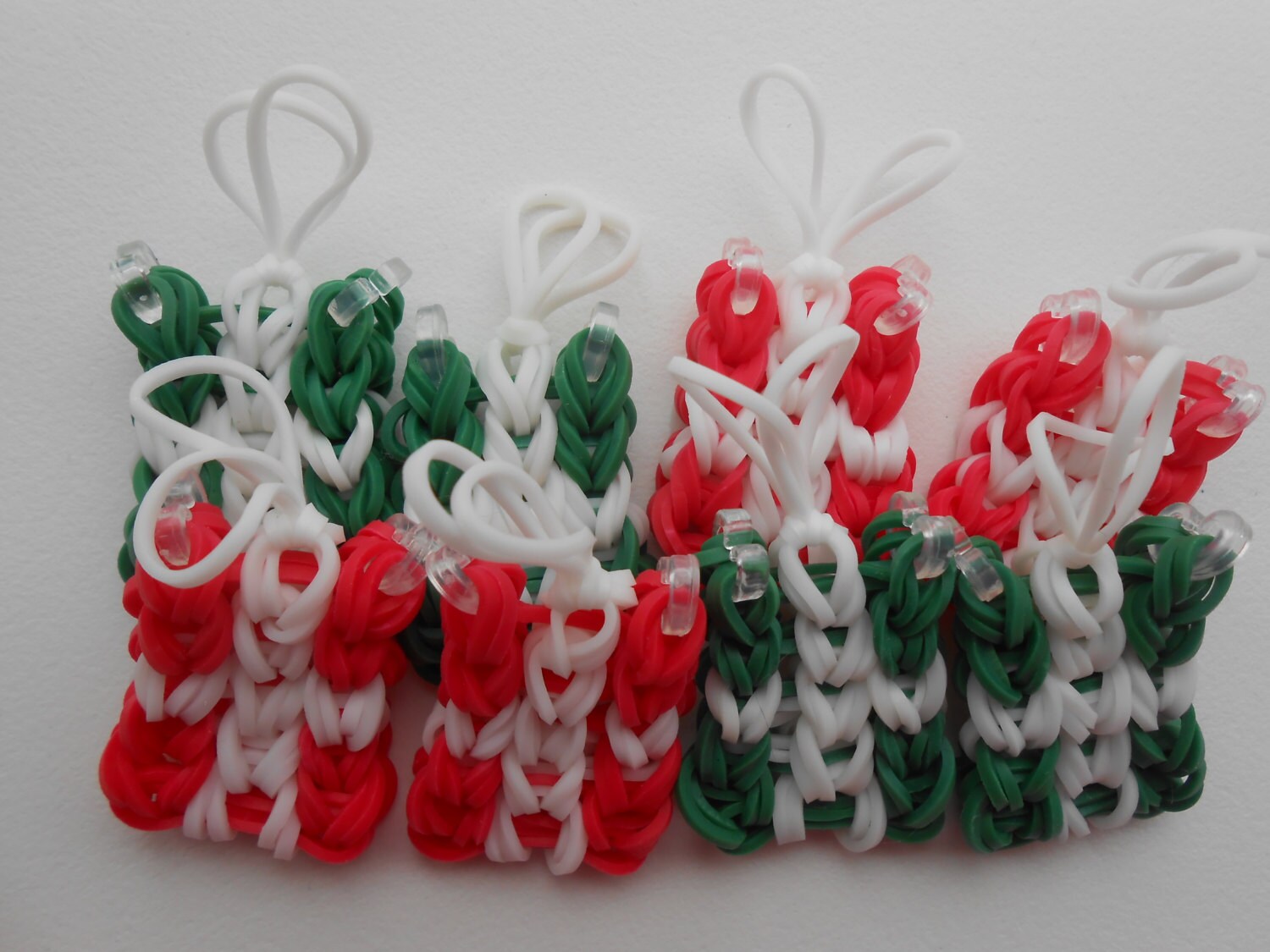 Rainbow Loom Rubber Band Christmas Presents Set of by SashaMCrafts