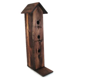 Wood bird house Etsy