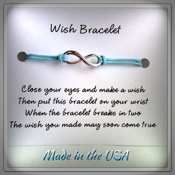 Wish BraceletInfinity BraceletCharm BraceletFriendship