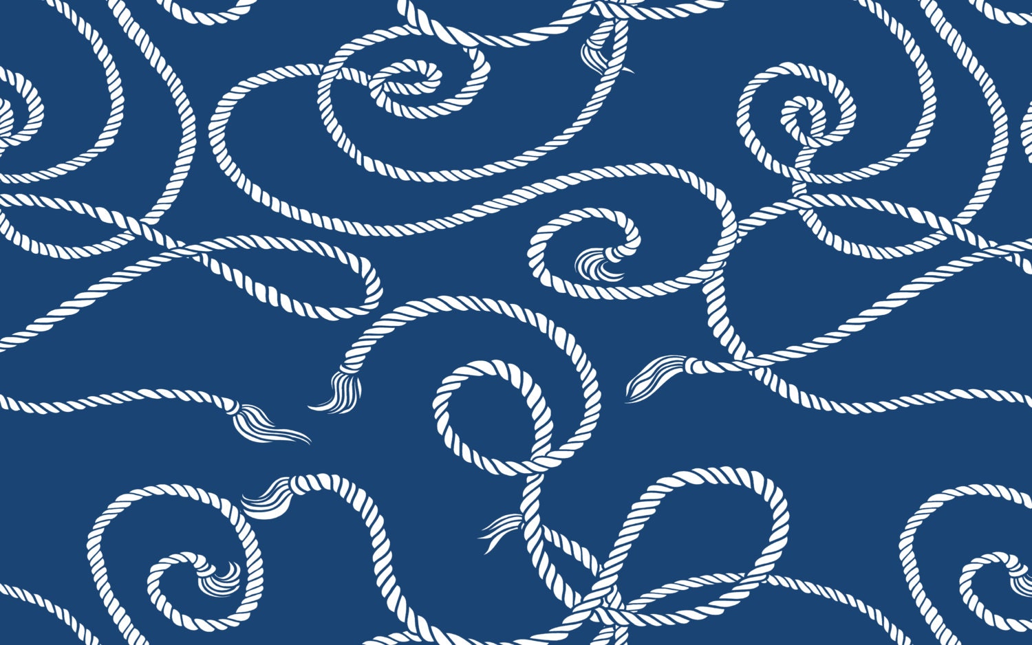 Navy Nautical Rope Plush Fuzzy Area Rug Size 48x30 by redbeauty