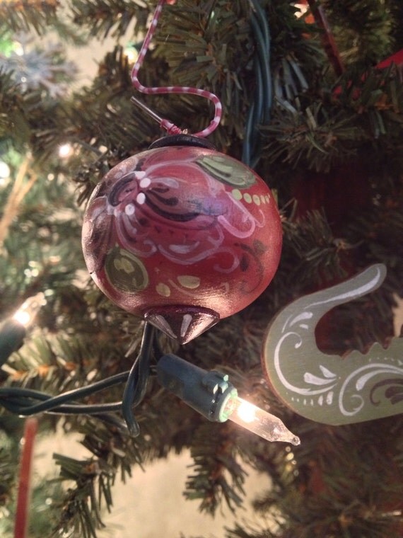 Norwegian Rosemaled Ornament