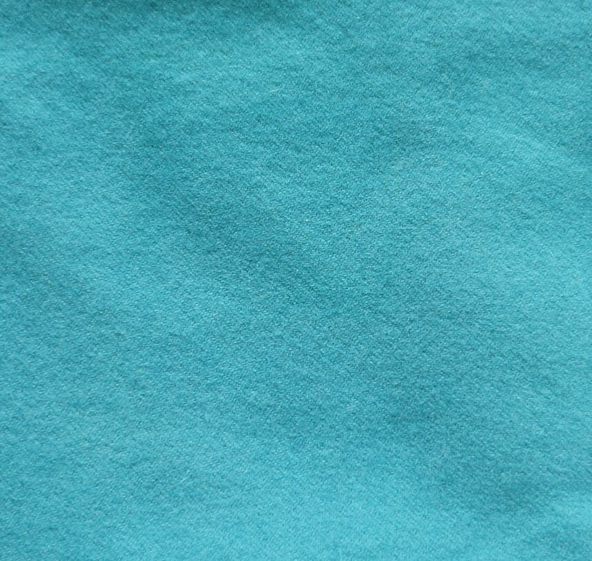 Muted Turquoise Hand Dyed and Felted Wool Fabrics for Victoria