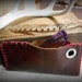 Handmade Deer Leather Reddish Brown Eyeglasses Case, Money Case, tobacco pouch, Native Style, Handmade Tribal, Wallet
