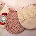 SALE.....Artisan Bunting Embellished with Pretty Trims and Buttons.