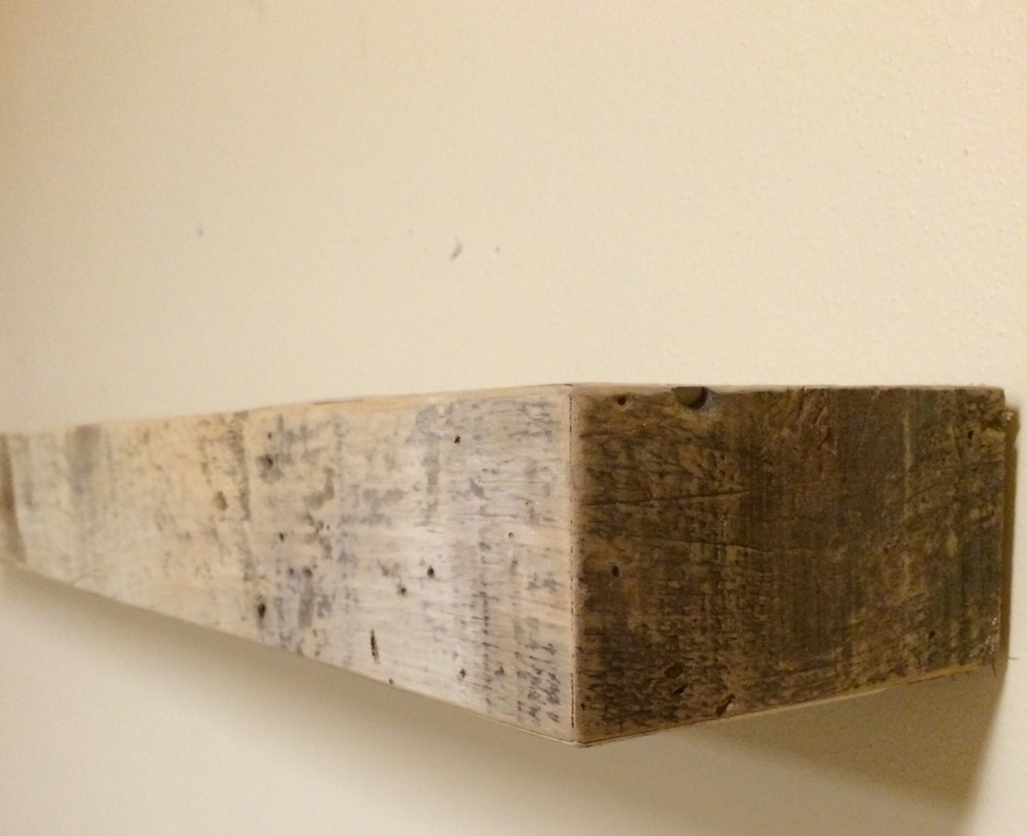 72 Reclaimed Floating Shelf/ Reclaimed Mantel Made