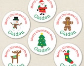 Christmas stickers - Sheet of 12 or 24 Il_170x135