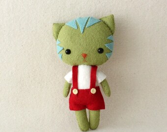 Pocket Kitten pdf Pattern - Instant Download