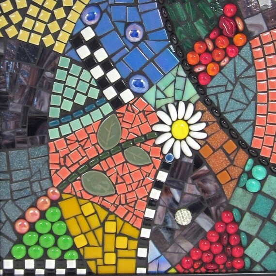 Creative home decor MOSAIC FRESH framed wall art for