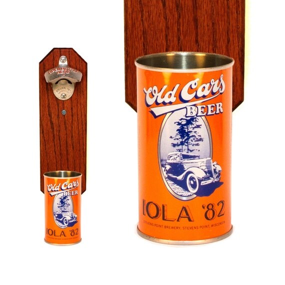 vintage beer opener mount bottle wall Old Can Cars Mounted Beer Car with Cap Wall Opener Vintage Bottle Old