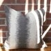 For Karin: 2 Gray Ikat Replacement 18 X 18 inch Accent Throw Pillow Covers