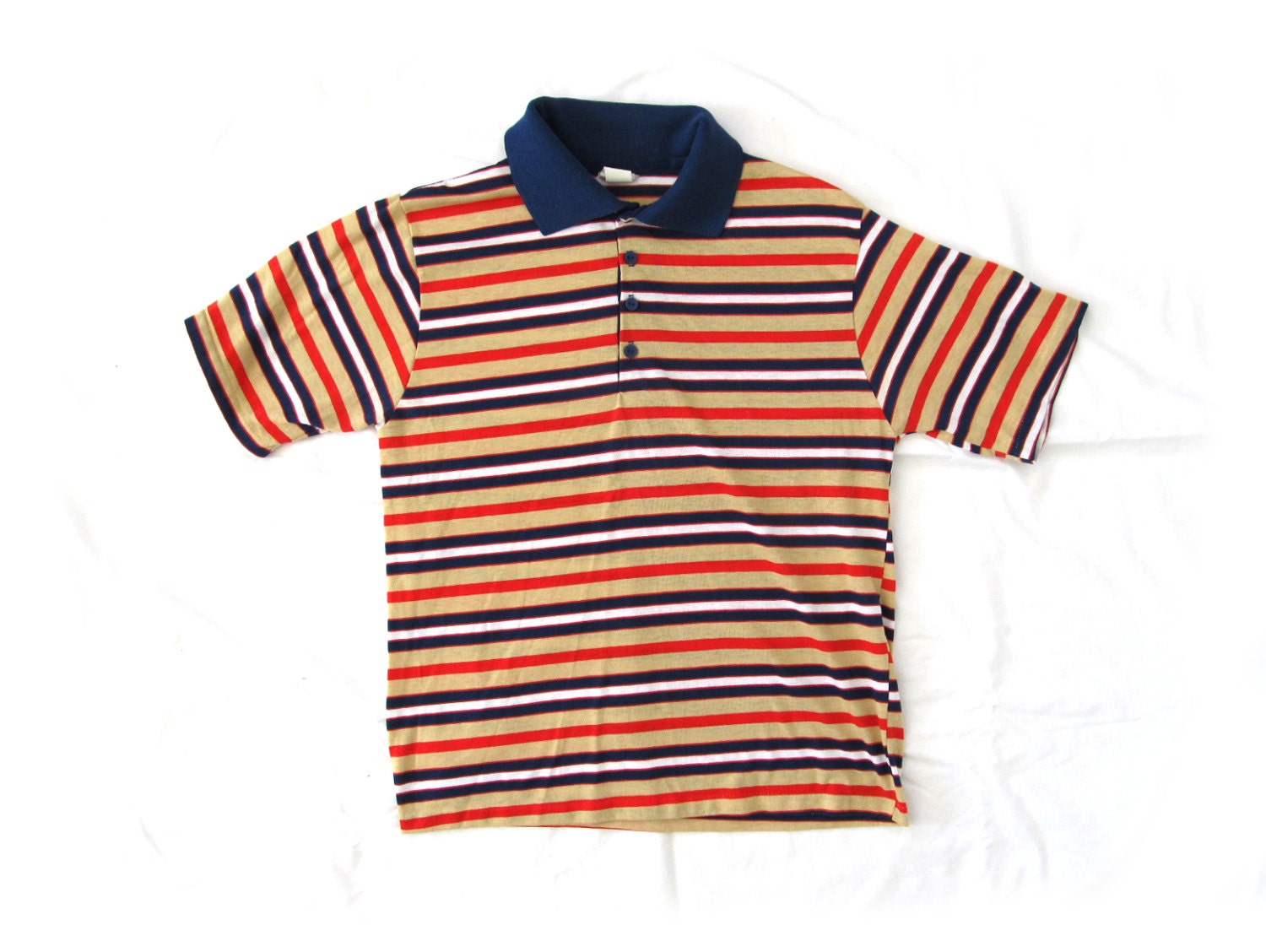 mens shirt vintage clothing striped 1980s by diaphanousvintage