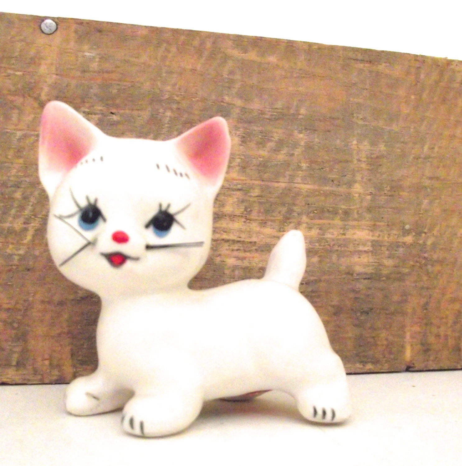 Vintage Ceramic Lego Japan Cat Figurine In W