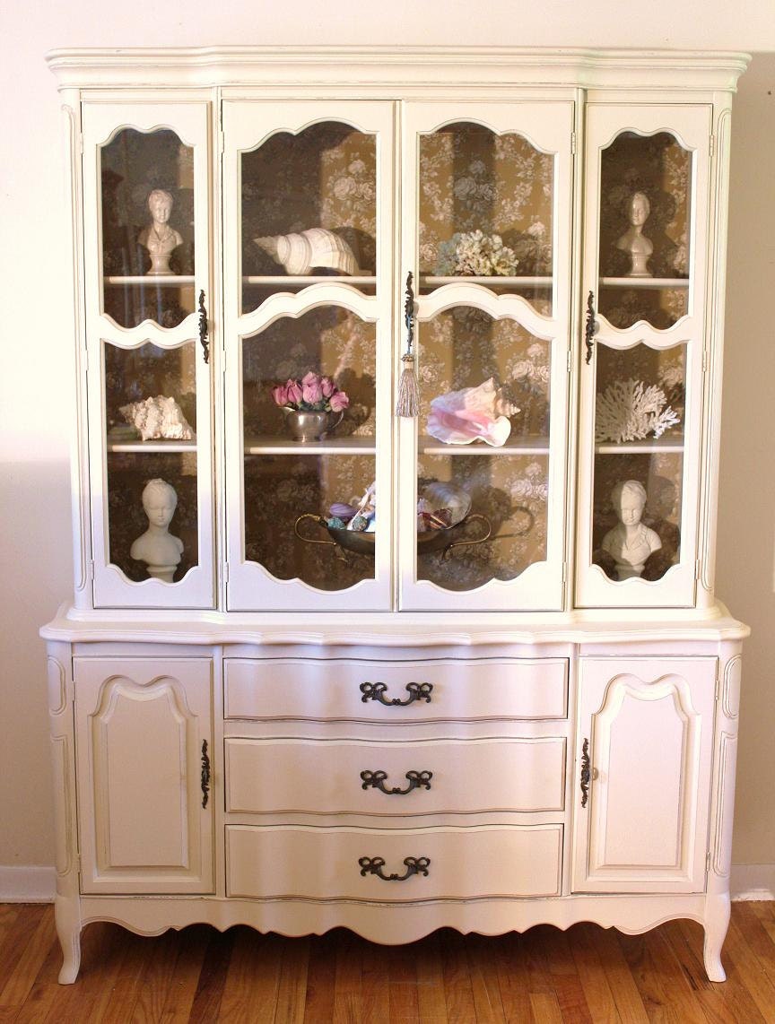 French Provincial china cabinet
