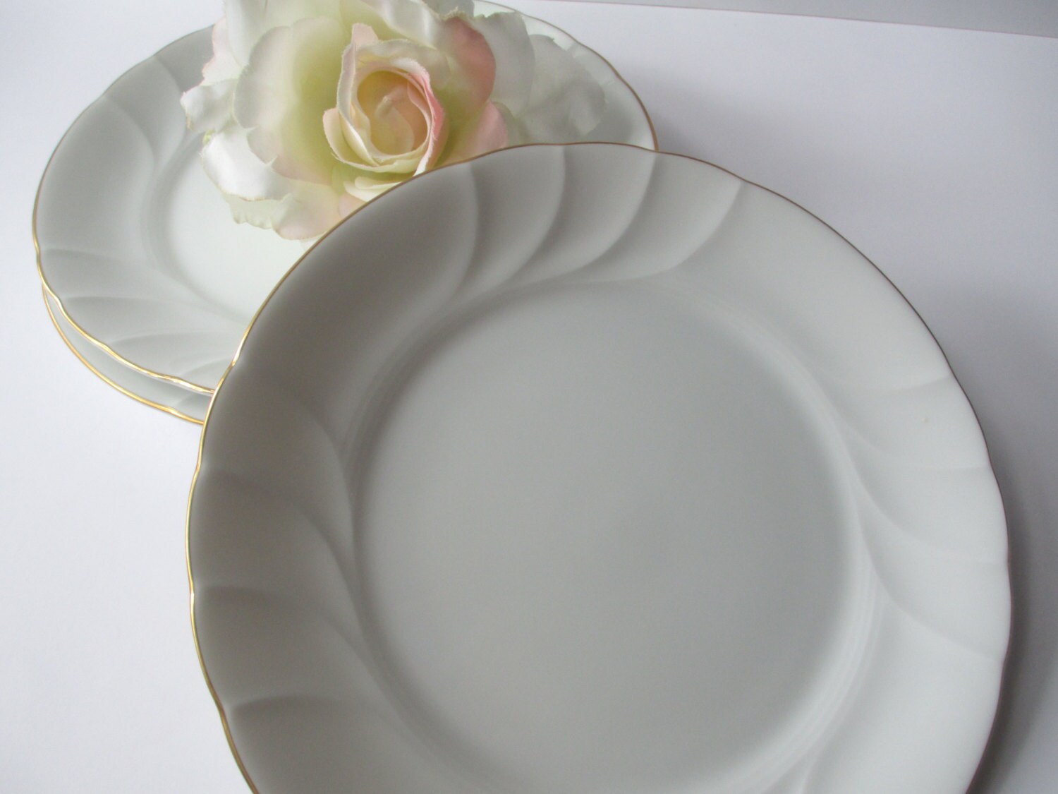 Mikasa Wedding thechinagirl gold Band Salad band White Vintage wedding  by Gold mikasa