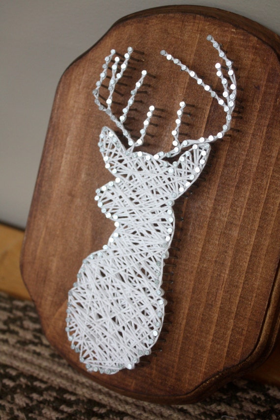 Rustic Deer Head String Art