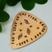 Custom GUITAR PICK 1st Class Shipping COPPER Engraved Birthday, Anniversary, Wedding, Teachers, Students, Thank you