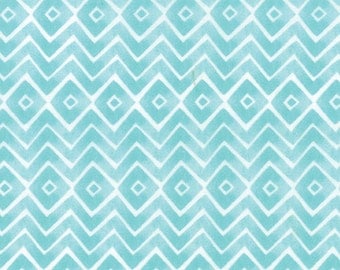 Fleurologie - Zig Zag Chevron in Whisper by Stephanie Ryan for Moda Fabrics
