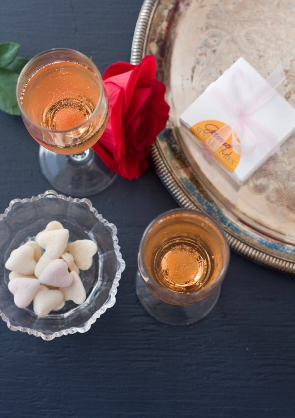 Sugar cubes for champagne cocktails heart shaped sugar cubes
