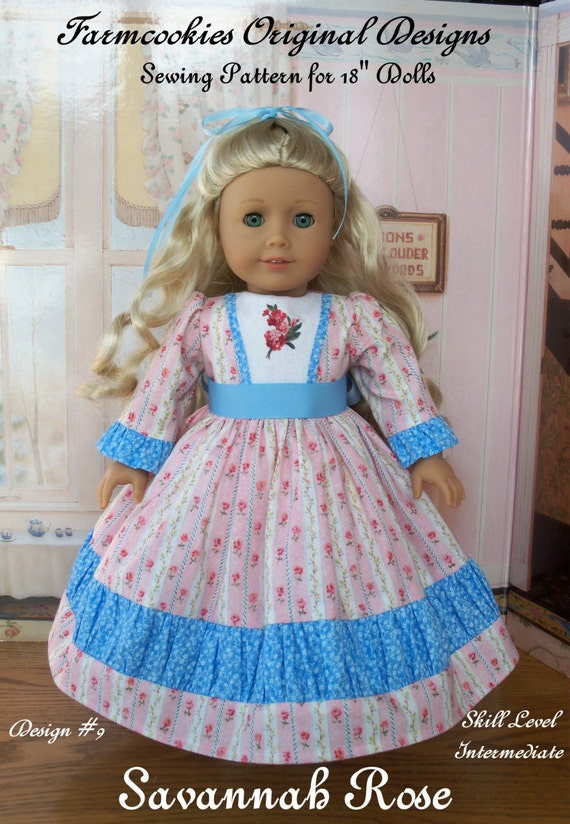 PDF Sewing Pattern / Savannah Rose for American Girl Marie