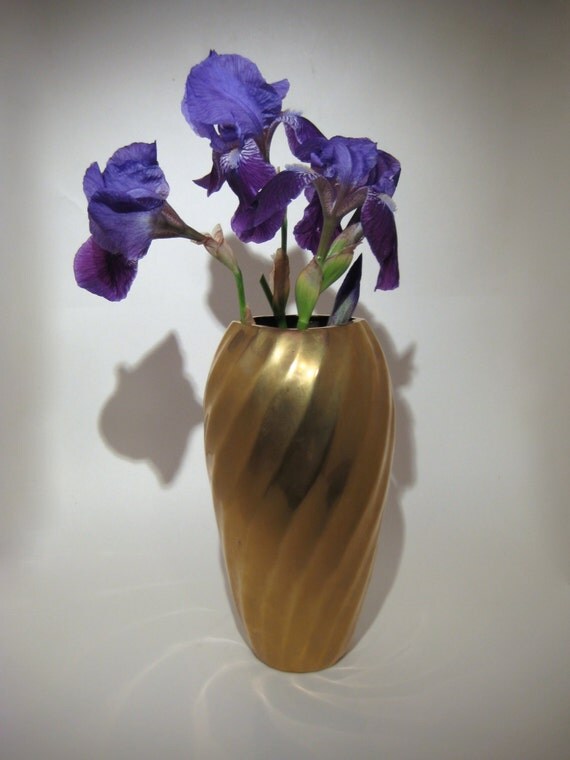 Heavy Brass Vase