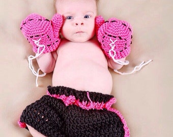 gloves boxing pattern crochet Baby by set SWAKbyLilyNorris boxer outfit boxing boxing newborn