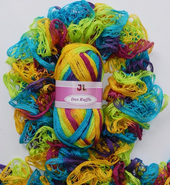 Dee Ruffle webbed Net style yarn color 324 by JuliaLCraft