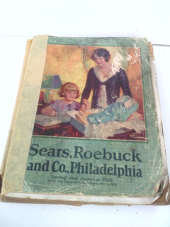 Vintage 1928 Sears Roebuck Catalog 1920s Flapper by FeelsFree