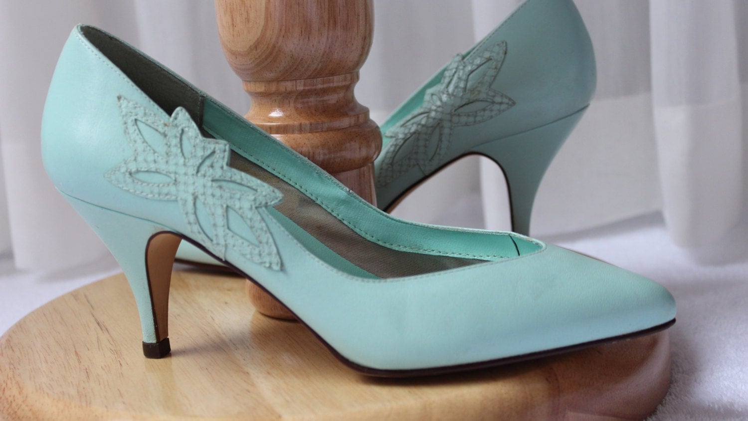 high heels turquoise