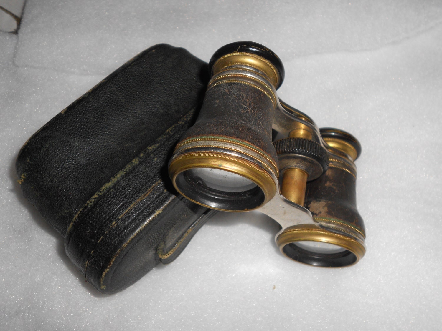 Opera Glasses French La Reine of Paris Leather
