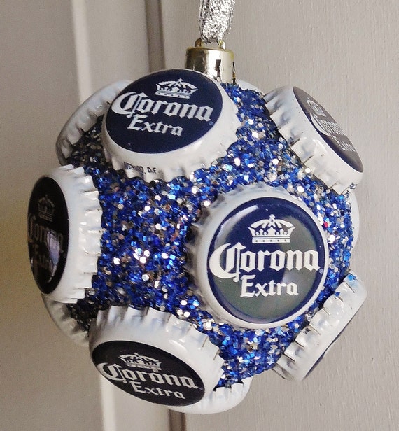 Items similar to Corona Extra beer bottle cap holiday ornament on Etsy