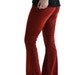 high waisted velvet bell bottoms