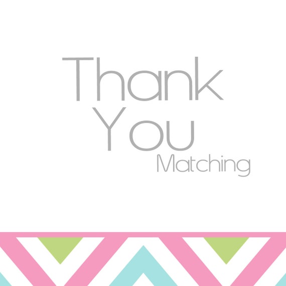 Matching Thank You Note Il_570xn