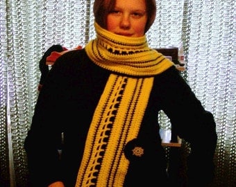 school bus scarf