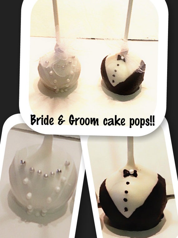 Bride And Groom Wedding Cake Pops 2954