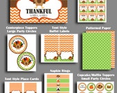 Thanksgiving Dinner Printable - Turkey Day Delight Collection Il_170x135