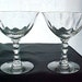 RESERVED Fostoria Niagara Crystal Low Sherbet Stemware (3) Mid Century Glassware, Elegant Vintage Dinnerware, Clear Collectible Glass Desser