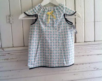 baby apron / open-back pinafore dress / fit 1year up to 4 year