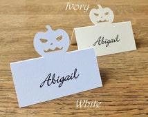 Popular items for halloween place card on Etsy